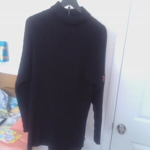 South Pole Turtleneck Sweater - Black